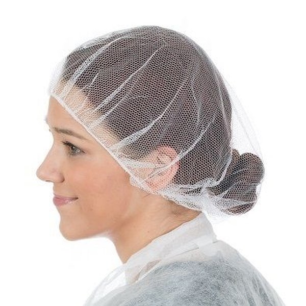 A/CARE HAIRNET NYLON WHITE 21IN